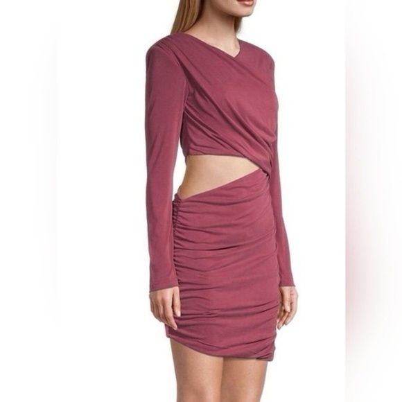 Revolve Bardot "Rosa" Ruched  Dress - Picture 3 of 11